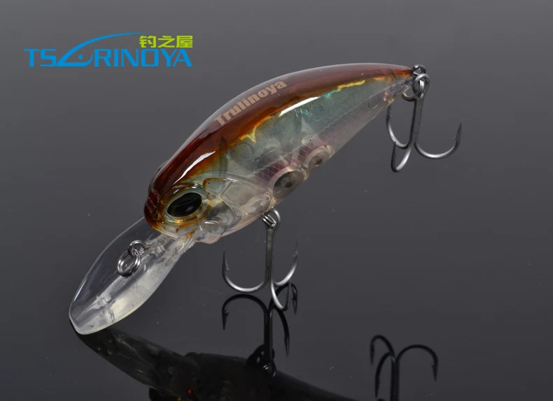 Trulinoya сумашедшая Рыбалка приманки 60mm 16g тяжелый Crankbait вода глубина жесткая искусственная приманка наживка Тройной крюк воблер