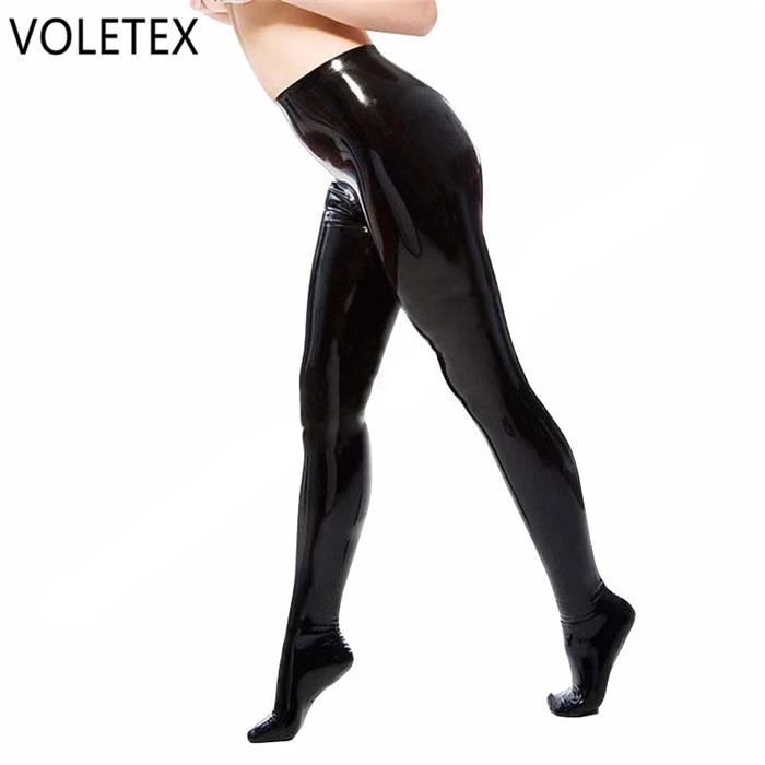 Frank Worthley Peru goochelaar Latex Leggings Vrouwen Zwarte Mode Rubber Leggings Latex Broek Panty|Broeken|  - AliExpress