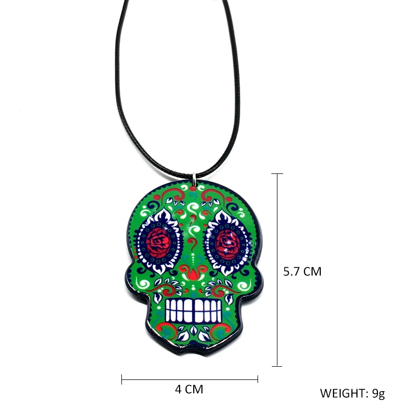 Чудесно сладкое ожерелье Calavera с чудесным черепом для празднования мексиканского