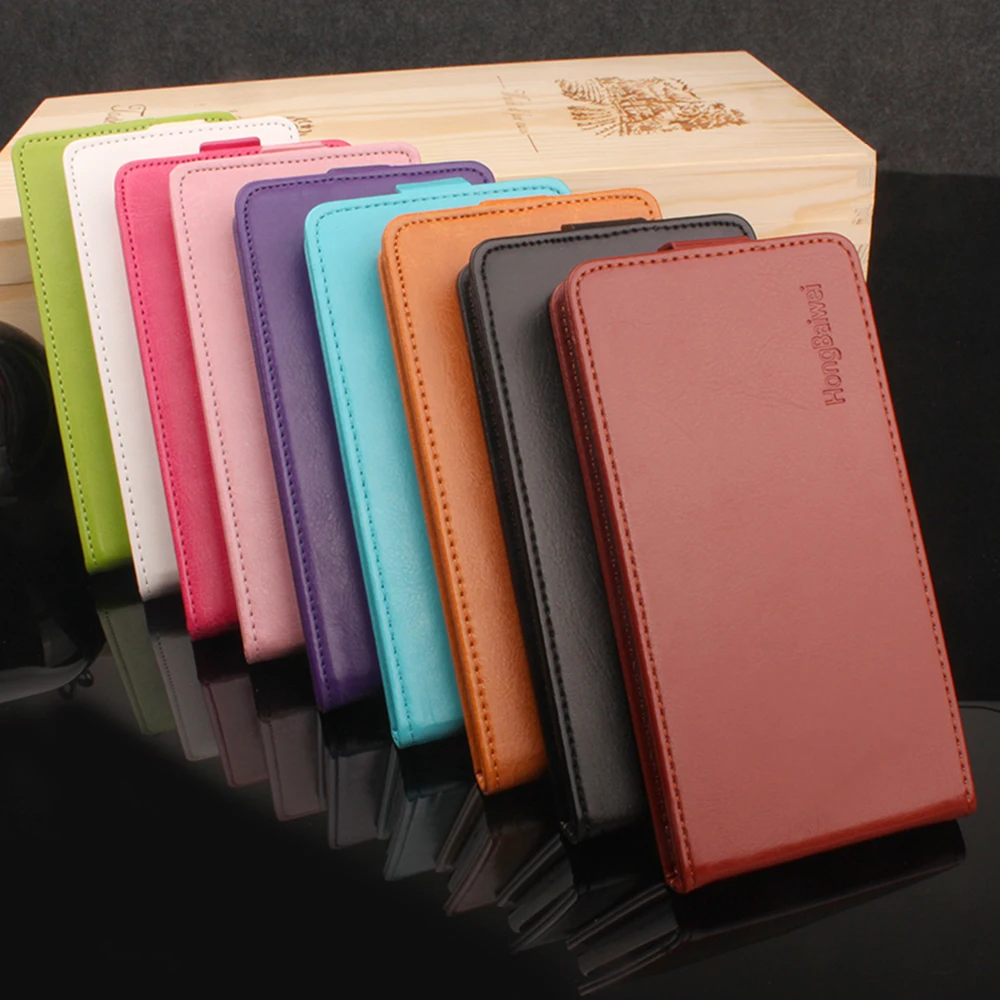 

HongBaiwei for Huawei Honor 6C Case Luxury Flip Leather Cover Case for Huawei Honor 6C Vertical Back Cover Magnetic Phone Shell