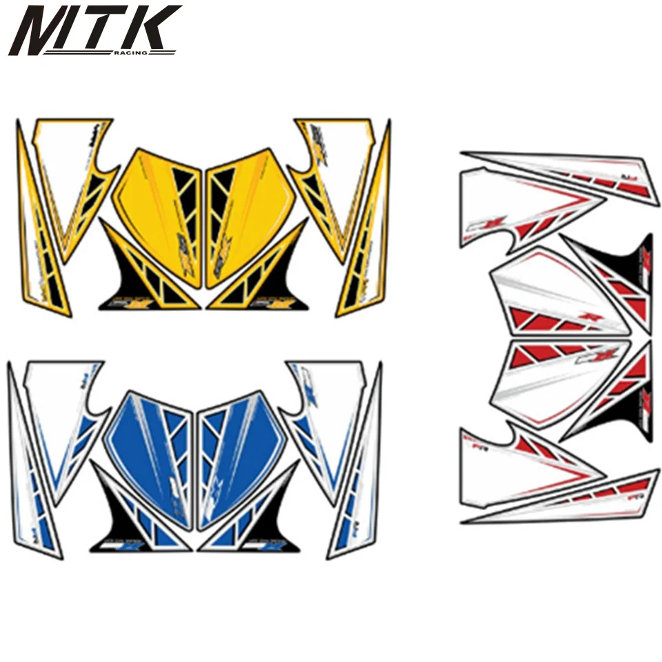 

MTKRACING Motorcycle sticker front fairing engine number plate 3D gel protector for YAMAHA R125