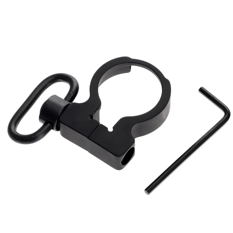 QD Sling Swivels with Allen Wrench AR Clamp on Single Point Sling Buffer Tu...