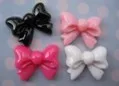 

50pcs/lot flat back resin bow mix colors kawaii DIY resin accessories 22*18