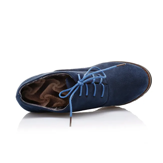 YMECHIC/ г.; осенние винтажные туфли-лодочки на высоком массивном каблуке; женская обувь из флока на шнуровке; цвет коричневый, синий, черный; женская обувь на каблуке; большие размеры