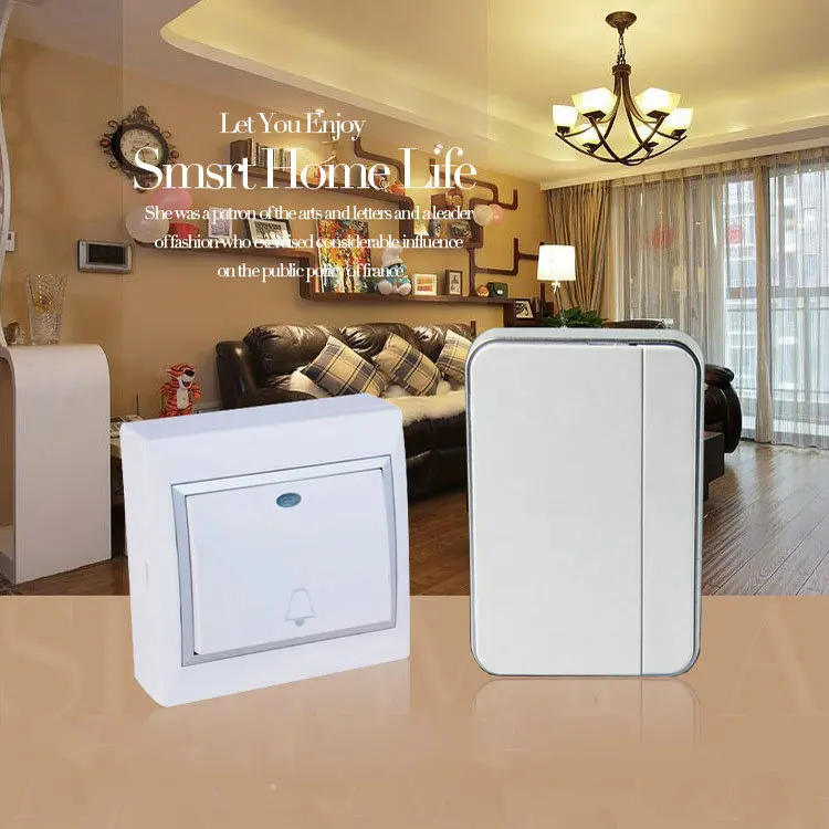 

Wireless Doorbell Operating at 650 feet with 1 Plug-in Receivers, CD Quality Sound 36 Melodies to Choose OSM033