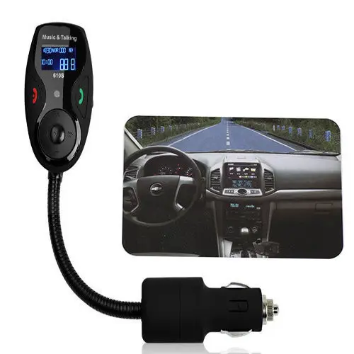 Любимый Bluetooth Handsfree Car комплект ЖК дисплей MP3 плеер Беспроводной адаптер Радио FM