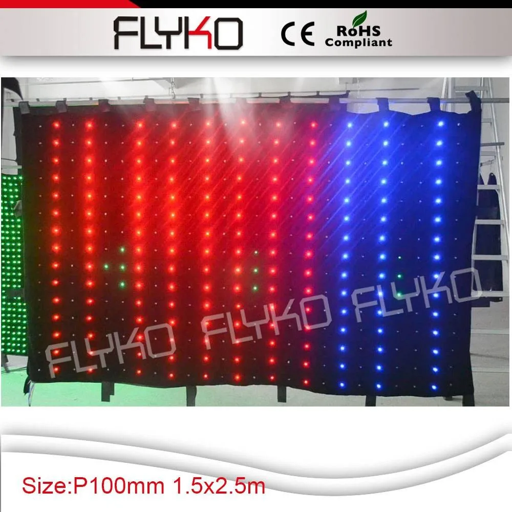 p10 led video curtain 33