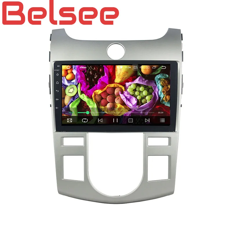 Excellent Belsee Cerato Forte Android 8 Car GPS Navigation Radio Autoradio Octa Core 4GB 32GB Support Android Auto Carplay Bluetooth WiFi 5