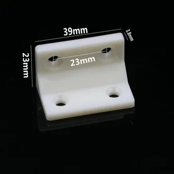 

Woodworking Hardware Furniture Fixed Right Angle Connector Plastic L Corner 39X23X23mm X50