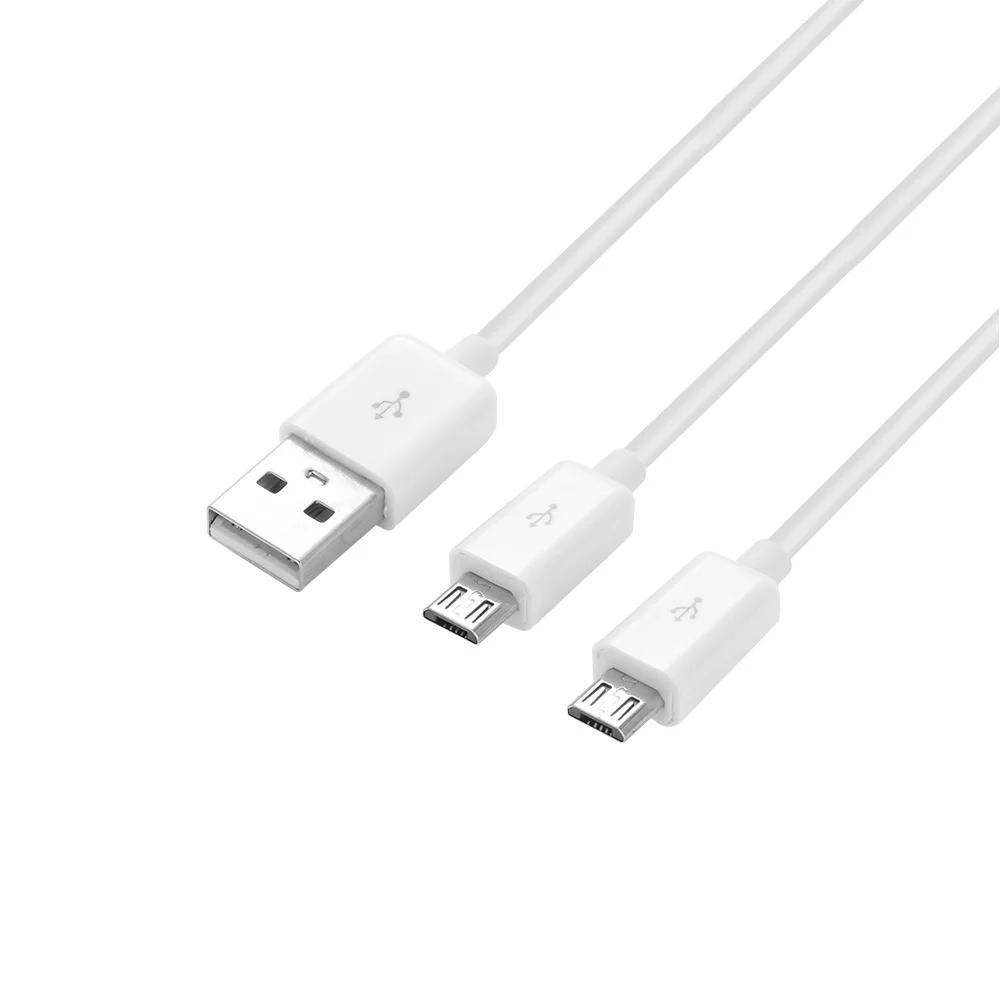 Черный/белый Новый USB 2 0 для Dual Micro Мужской Y сплиттер кабель зарядного устройства 1
