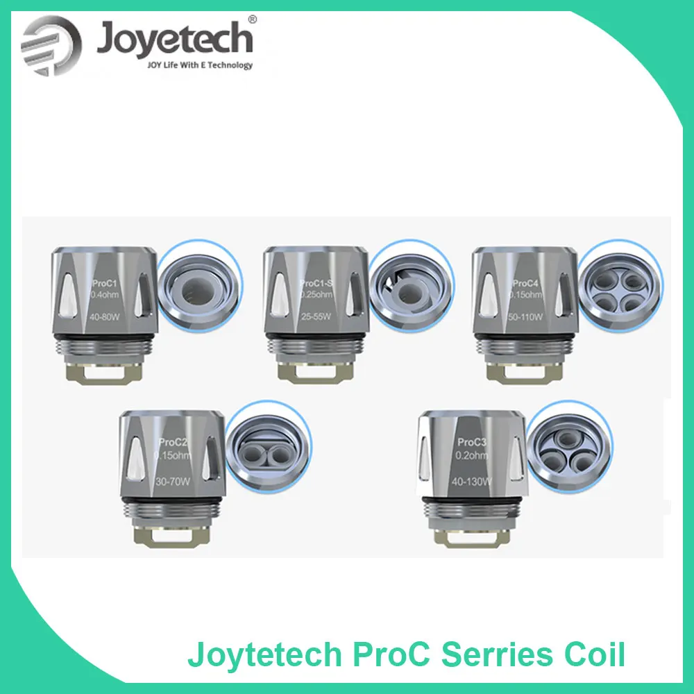 Original Joyetech ProC1 ProC2 ProC3 ProC4 Coils for Joyetech ProCore Atomizer Electronic cigarette coils for Cuboidtap Primo