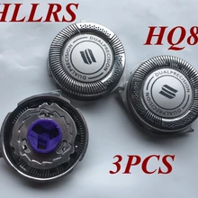 3 шт. HQ8 лезвие бритвы заменить голову для бритвы PHILIPS HQ7141 HQ7142 HQ7143 HQ7165 HQ7260 HQ7310 HQ7330 HQ7350 HQ7363 HQ8830