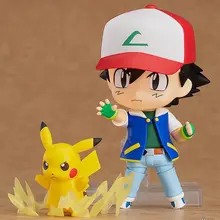 Nendoroid 800 Satoshi& Pikachu Симпатичные BJD фигурки модель игрушки