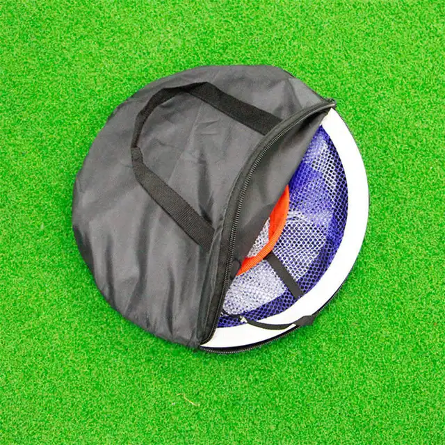 GOG Golf Pop UP Indoor Outdoor Chipping Pitching Cages Mats Practice Easy Net Golf Training Aids Metal + Net 5