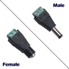 Разъем питания DC5.5x2.1mm, гнездовой разъем постоянного тока, ОБЖИМНАЯ Клеммная колодка, адаптер для 2pin 5050 3528, Светодиодная лента, провод для кам... ► Фото 2/6