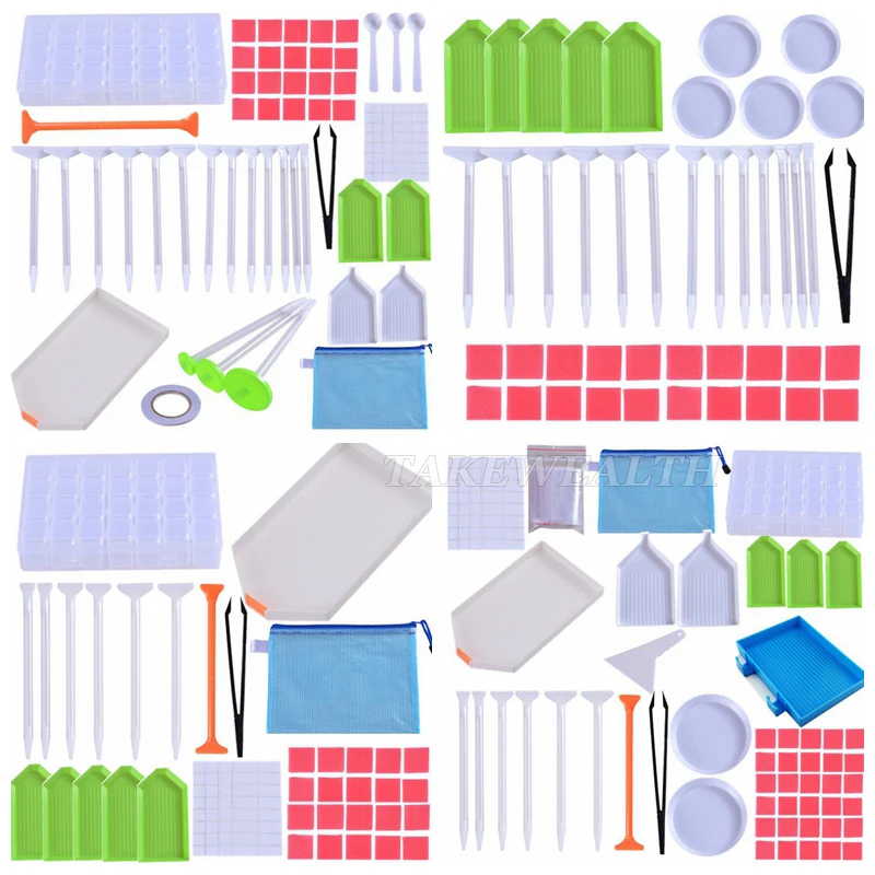 

DIY Diamond Painting Accessories 5D Diamond Painting Cross Stitch Embroidery Pen Tools Set Mosaic Glue Pen Kit Tweezers