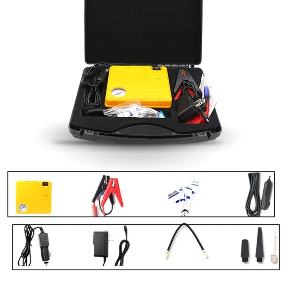 

New TM16B 16800mAh Car Starting Device Power Bank Car Charger Booster Emergency Battery Quick Starter Electric Inflatable Pump