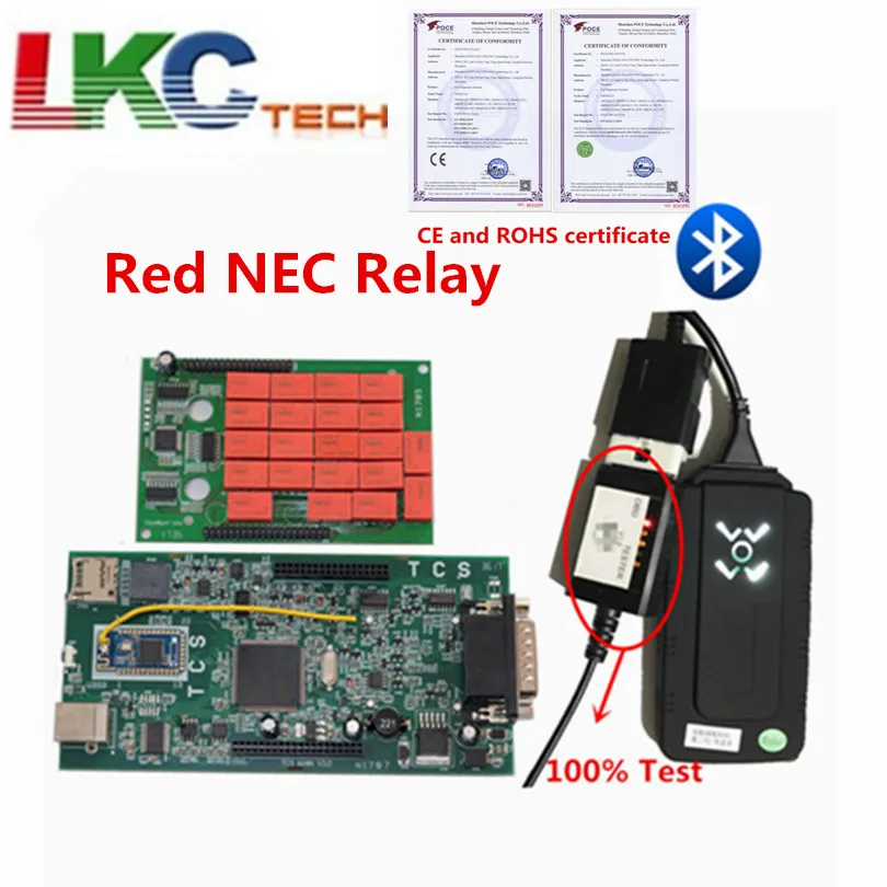 Новейшая OBDIICAT CDP W O VCI с красной релейной платой NEC R5.008/2016. R1TCS VD TCS pro Plus для OBD2