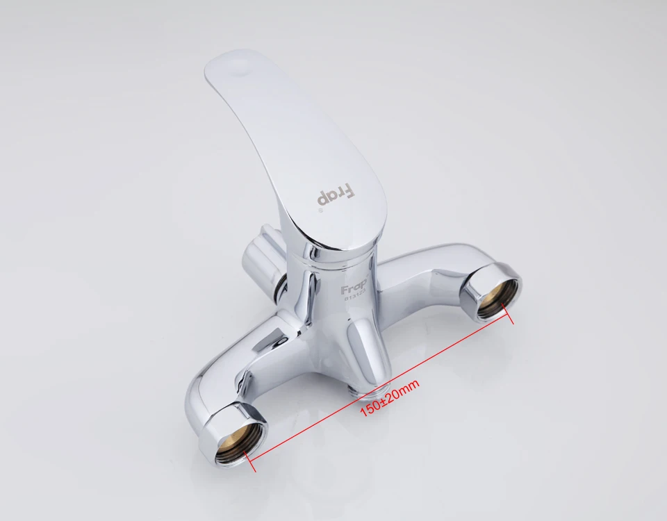 Frap Bathroom Faucet Cold and Hot Water Mixer Chrome Plus mini Bathroom Shower Tap set Brass Vessel Water Tap Mixer F2236+F1036