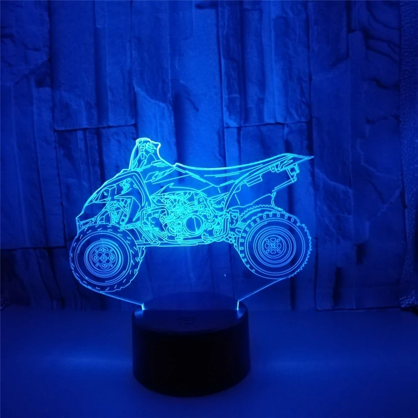 motorcycle 3D night light (3)