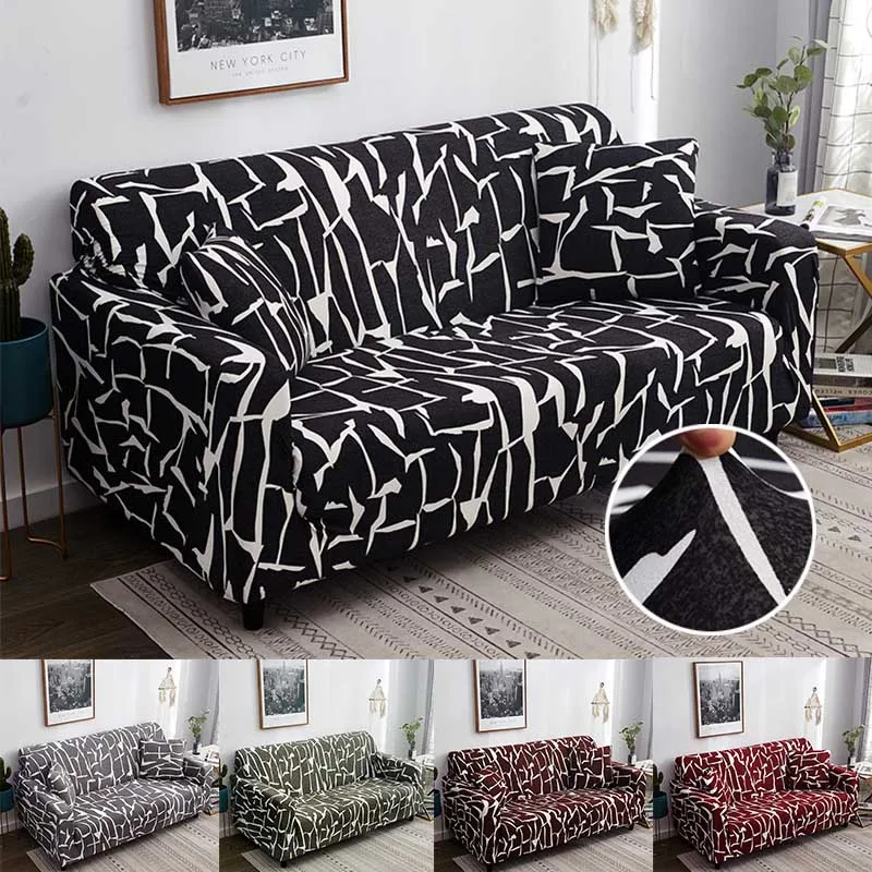 Elegant Modern Sofa Cover Spandex Elastic Polyester Floral 1 2 3 4