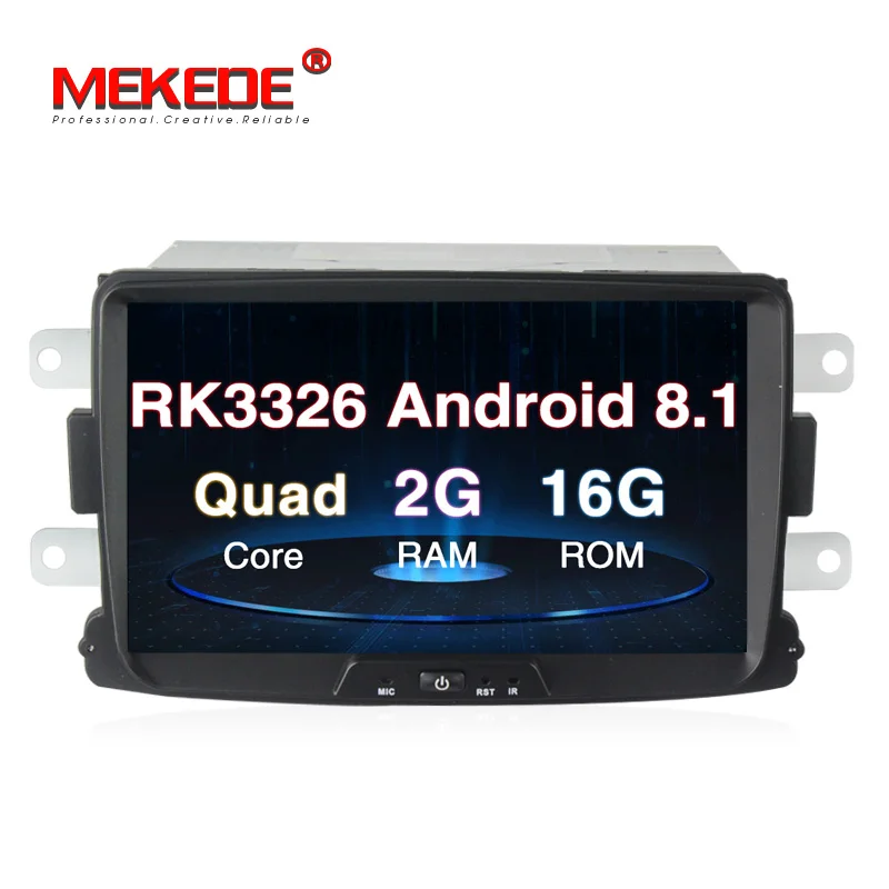 

free shipping PX3 Android 8.1 8'' Car DVD Radio Player For Dacia/Duster/Lada/Xray 2 RAM 2G ROM 16GB GPS Navigation WIFI