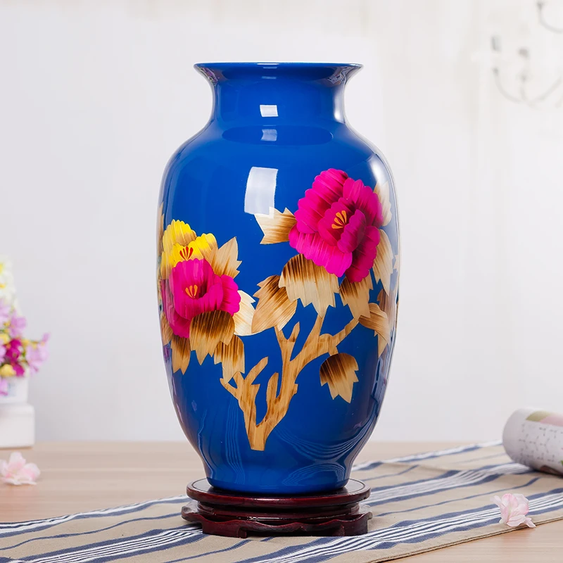 Modern Jingdezhen Ceramic Vase Wheat straw Vase Christmas Gifts Wedding