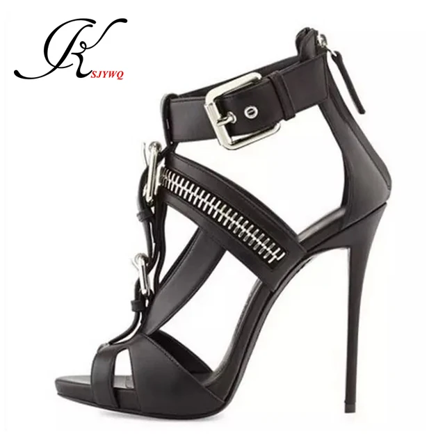 2017 customized plus size 13 women sandals gladiator pumps sexy peep size 13 womens heels
