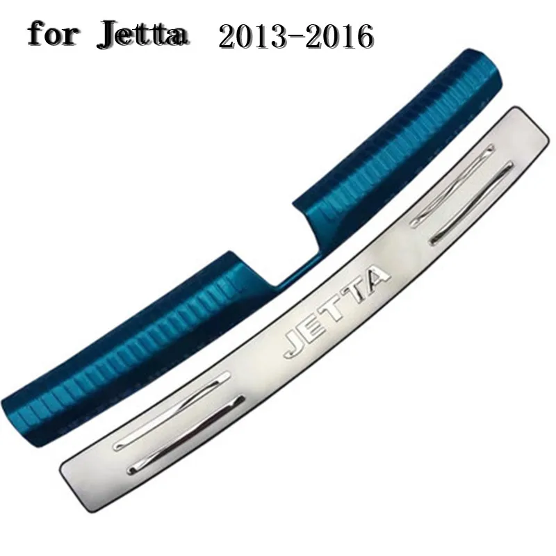 

Car accessories Rear Bumper Protector Sill Trunk Tread Plate Trim for Volkswagen Jetta 2013-2018 Car styling