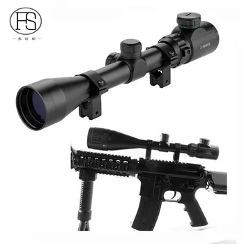 

Adjustable Tactical Riflescope 3-9x40 Rifle Scope Outdoor Reticle Sight Optics Sniper Deer Tactical Hunting Scopes 11/20mm Rail