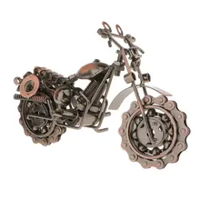 Винтажная металлическая модель, модель мотоцикла, домашний декор, украшение, подарок для мальчиков, подарки, детские игрушки