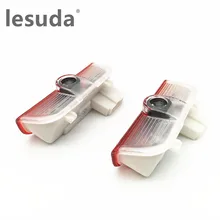 NO Drill LED Car Door Logo Projector Laser Light Emblems Welcome Ghost Shadow Logo lamp FOR VW TIGUAN TOUAREG CC Touran PHIDEON