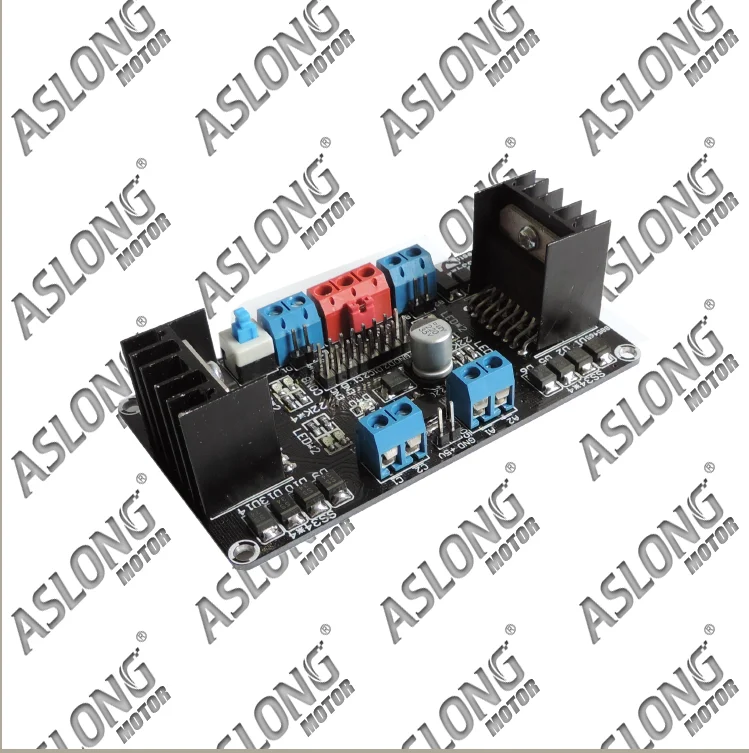 

DC 6-12V,L298NS Four DC motor drive Template,SCM,Smart car driver,Free shiping