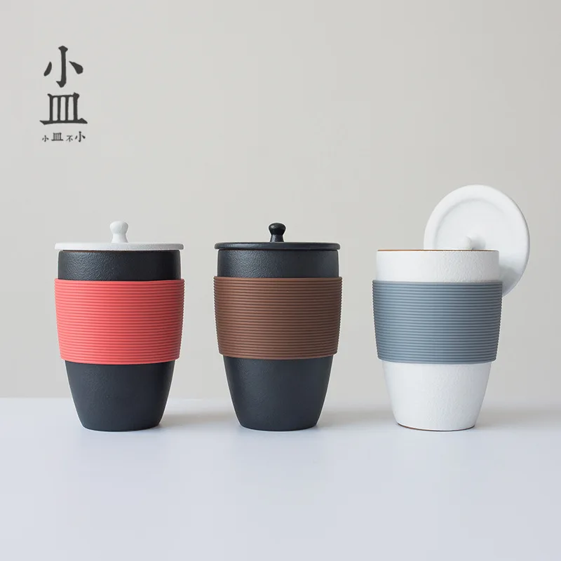 Best Quality  Mug Cup ceramic cup cover simple fashion creative couple office furniture new mug
