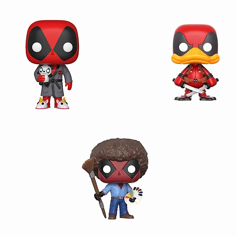 

NEW 10cm X-Men superhero Avengers Deadpool action figure Bobble Head Q Edition no box for Car Decoration