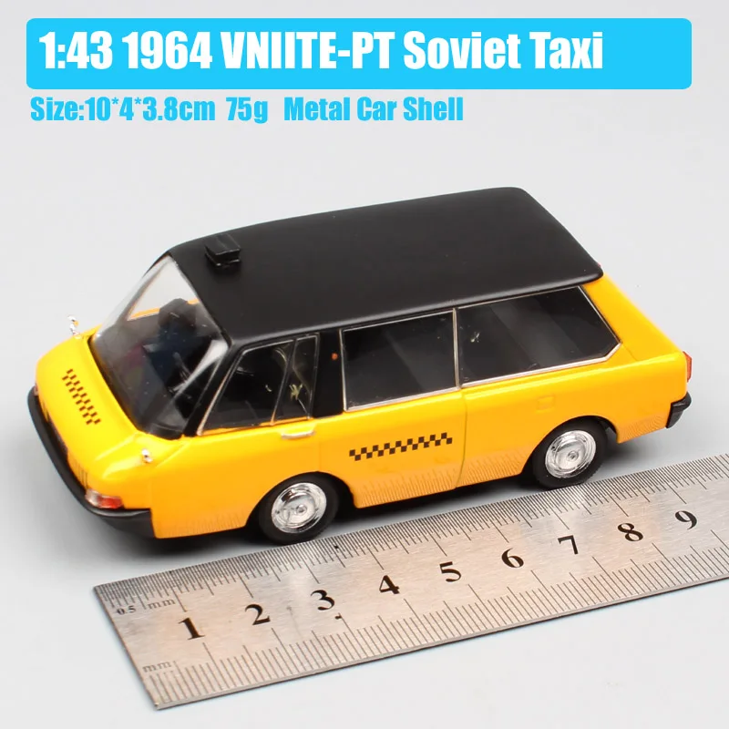 IXO 1:43 Scale Russia Soviet USSR VNIITE-PT Soviet Taxi Minibus Van conecpt diecast model cars vehicles toy for collection kids