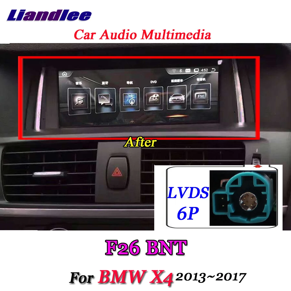 Clearance Liandlee For BMW X4 F26 2013~2017 Original NBT System Radio Wifi BT Idrive AUX Carplay GPS Map Navi Navigation Multimedia NO DVD 2