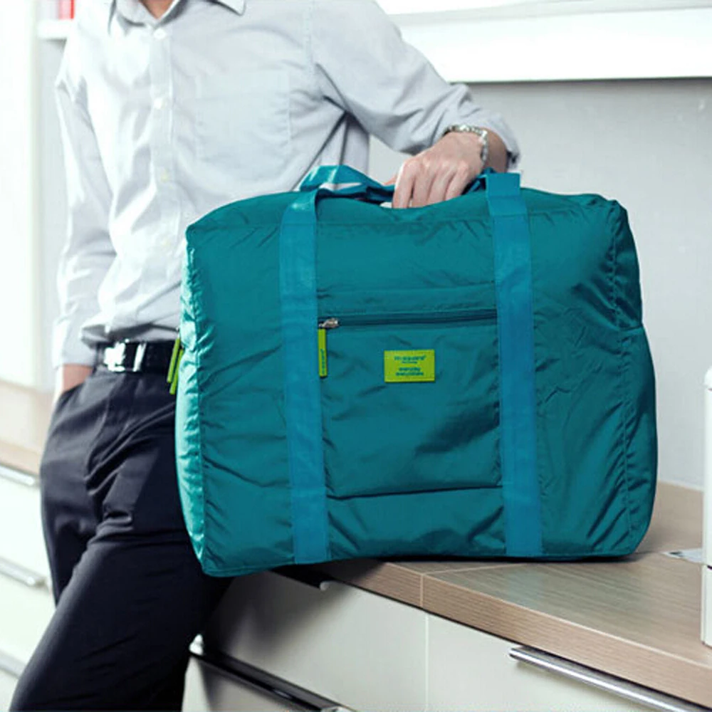 Новая брендовая Модная Складная Большая спортивная сумка для хранения багажа Водонепроницаемая дорожная сумка-тоут