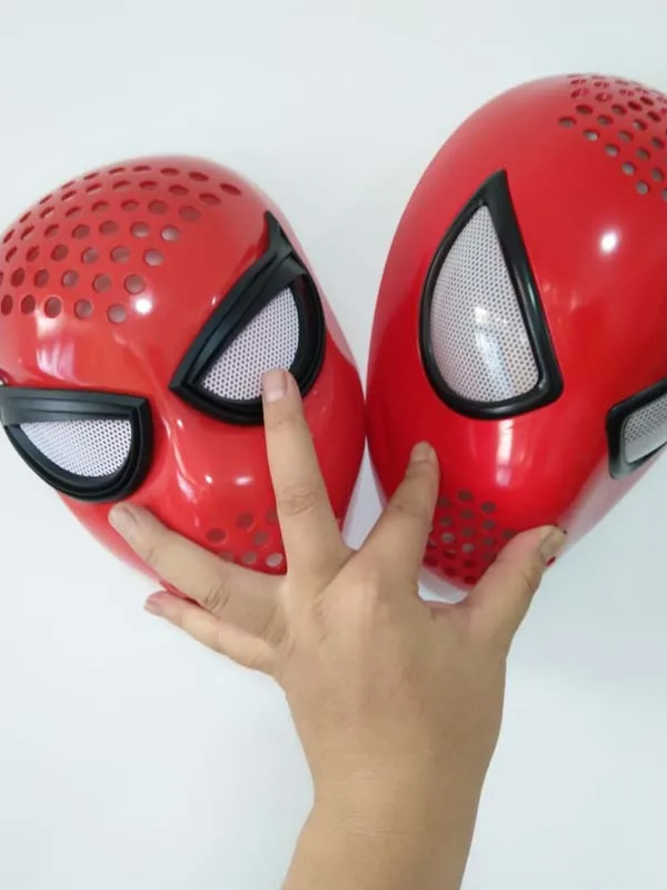 2 style cosplay Amazing Spider-Man Faceshell With Lenses Spiderman Mask Faceshell for spiderman costume props