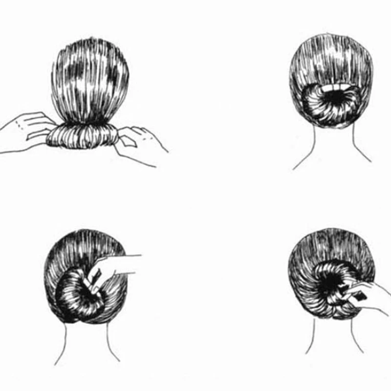LNRRABC Мода 4 шт./компл. «Волшебное» быстрое легко грязный булочка принцессы прическа для наружных осветительных приборов парикмахерские Для женщин волос аксессуары для кофеварок