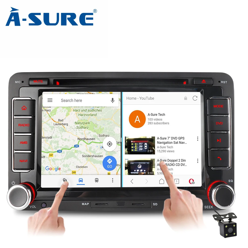 Discount A-Sure 2 Din Android Auto Radio Car DVD Player Navigation GPS for VW Golf mk6 5 Polo Jetta Tiguan Passat B6 5 cc skoda octavia 1 Discount A-Sure 2 Din Android Auto Radio Car DVD Player Navigation GPS for VW Golf mk6 5 Polo Jetta Tiguan Passat B6 5 cc skoda octavia 1