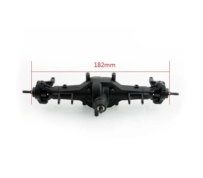 

Free Shipping HSP 94180 Car Front Rear Axle universal Axle with Gear Steering Spare parts for 94180 modify to D90