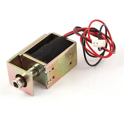 

DC 6V 1.8W 2mm 200g 4mm 100g Pull Type Linear Motion Solenoid Electromagnet