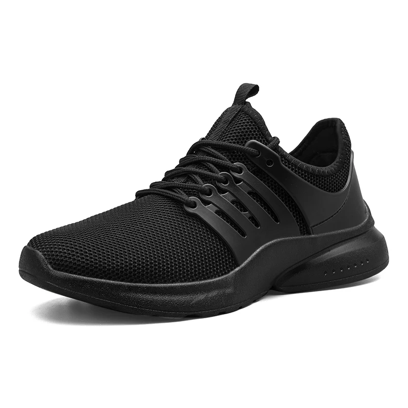

Causal Shoes for Man Breathable Mesh Shoes Male Black Outdoor Walking Fashion Shoes Footwear 0536