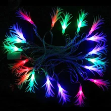 4M 20pcs Pinecone Leaves Garland String Fairy Light Outdoor Garden Patio Matsuba String Light For Christmas Party Wedding 220V