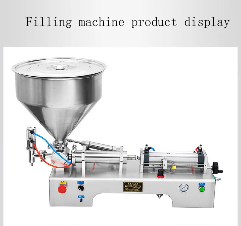 Multi-function filling machine chili sauce sesame paste paste liquid dual-use pneumatic filling machine