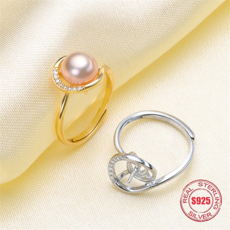 DIY Jewellery making S925 sterling silver ring fittings of jewelry