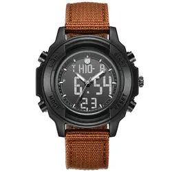 Водонепроницаемый электронные спортивные часы Для мужчин светодиодный наручные Повседневное Running часы военные цифровые кварцевые часы