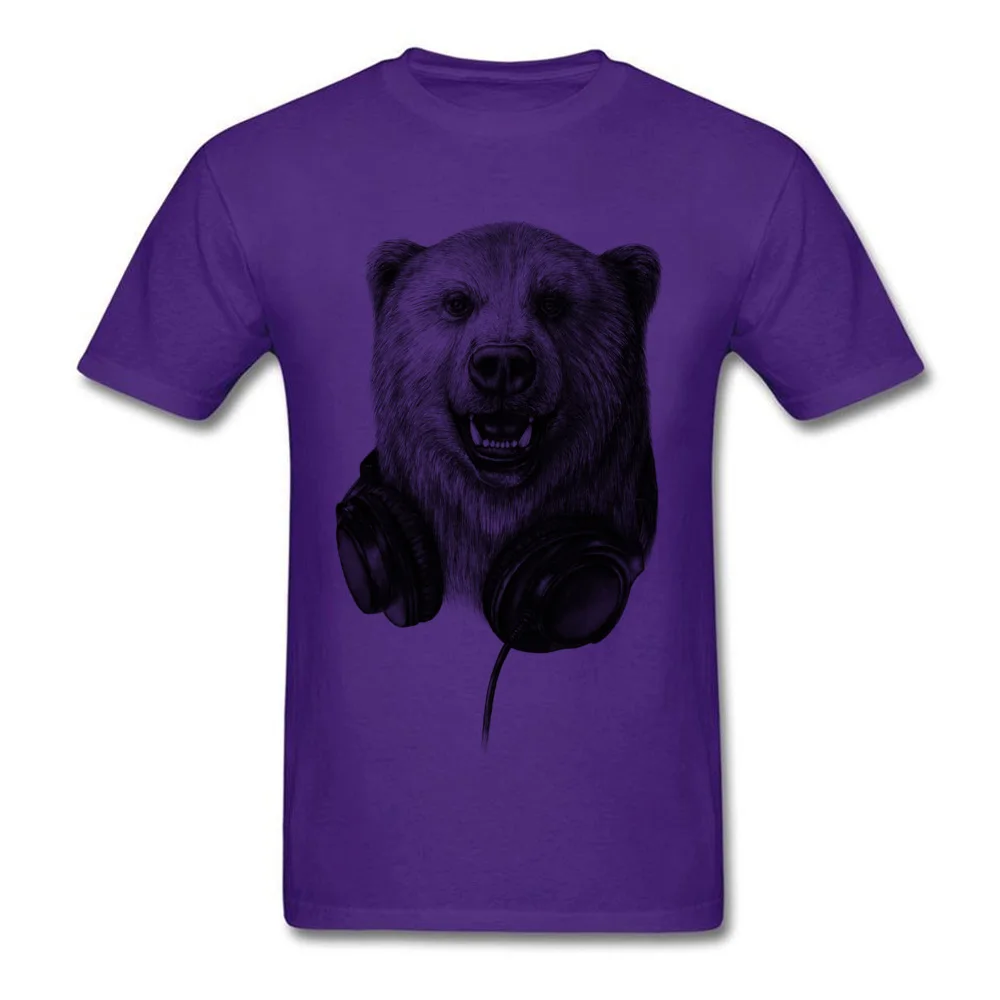 Music Headset North Bear_purple