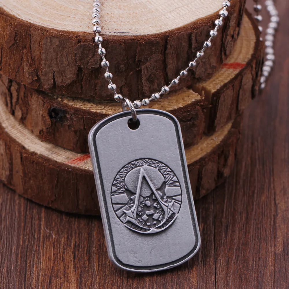

Game around Assassins Creed Necklace Pendant Logo Alloy Necklace Pendant Foreign Trade Hot New Products Wholesale